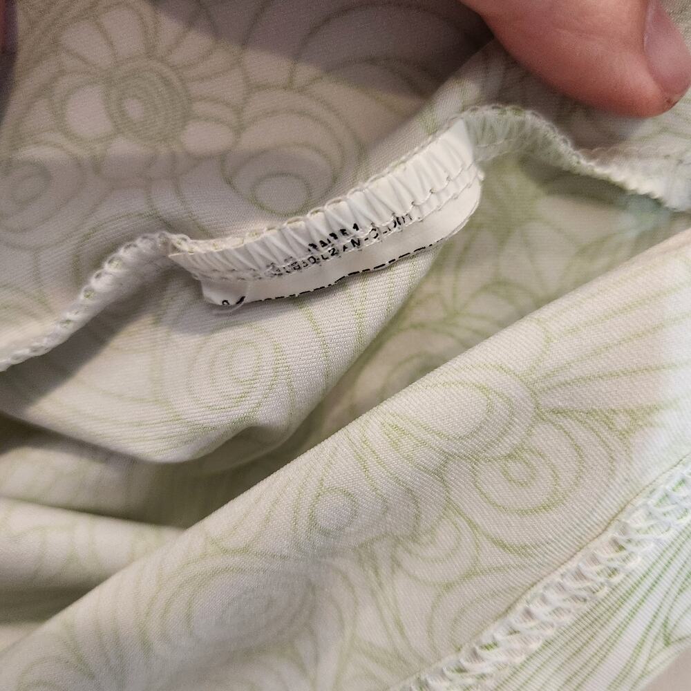 PUMA MATTR Gust O Wind Green White Floral Wind Swirl Design Golf Polo Mens 2XL - Picture 5 of 11
